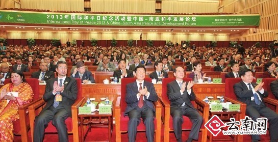 中国—南亚和平发展论坛在昆明开幕